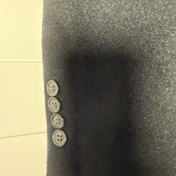 Hilton Club 100% Camel Hair Black Blazer Jacket Sports Coat Sz 44R - Picture 9 of 10